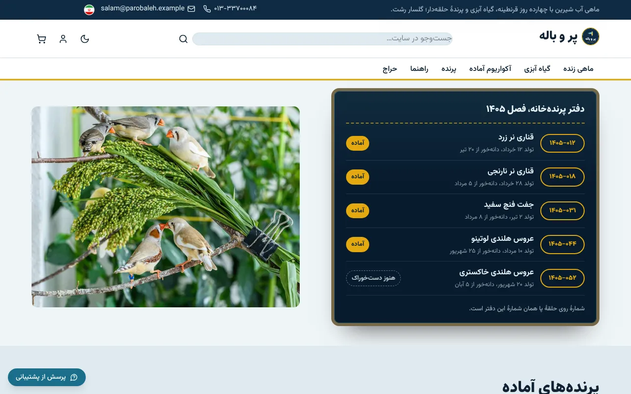 هر پرنده یه شماره، از روز تولد