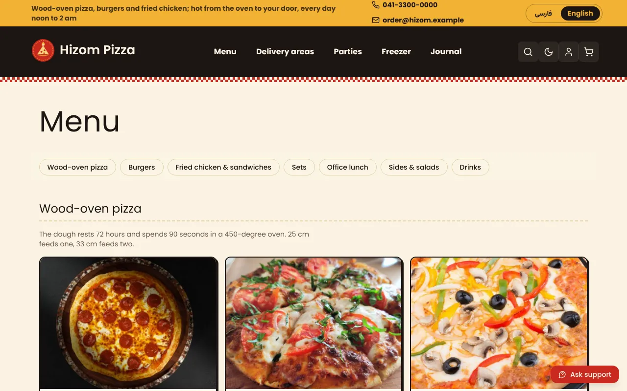 Monte sua pizza